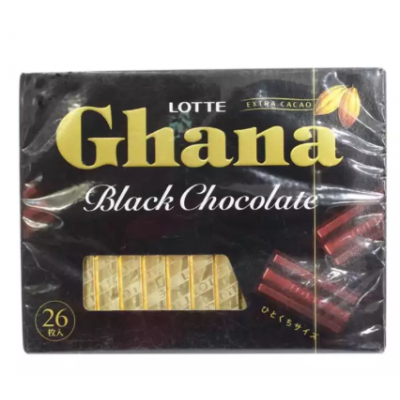 Lotte Ghana Black Excellent 26pcs - 119 gm